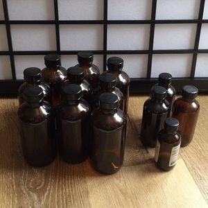 13 Herbalist Bottles- for health or beauty